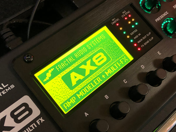 Fractal Audio AX8 Amp Modeler/Multi-FX Processor w/ PedalTrain, Pedal Power
