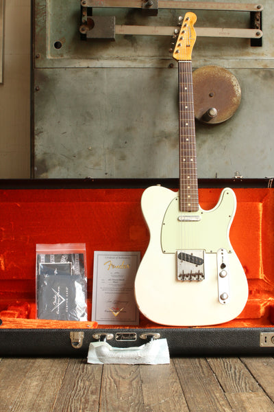2016 Fender Custom Shop 1963 Relic Telecaster, Olympic White